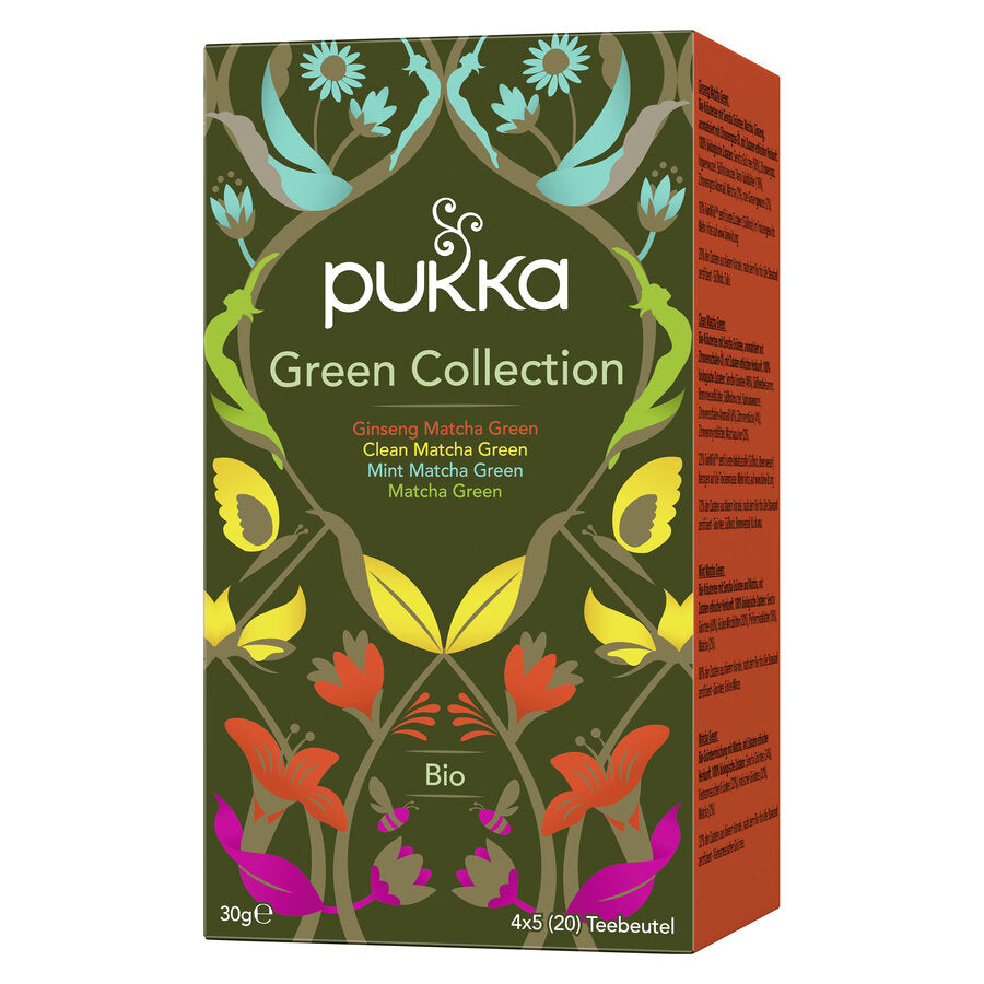3 x Pukka Bio Green Collection, 20x1.5g - firstorganicbaby