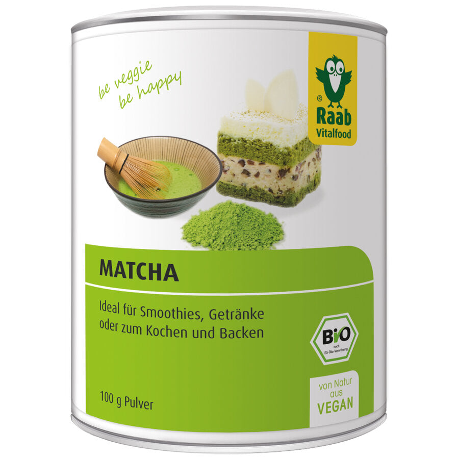 The leaves used for this matcha come from the same plants as the leaves of the Raab Bio Premium Matcha teas. However, since they remain on the plant for longer and only Erntesegen in the second picking, they get a stronger, more intense taste. Because of the strong taste and the intensive green color, Raab Bio Matcha is ideal for culinary use. In this way, drinks and dishes get a fine-torn taste in no time.