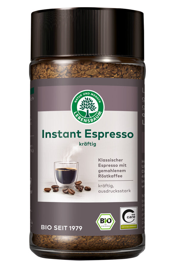 An expressive espresso if it should be very quick? No problem with our instant espresso. For on the go, on vacation or in the office - just wherever there is no espresso machine on hand. The espresso is strong in taste and simply in preparation. Also ideal for baking.