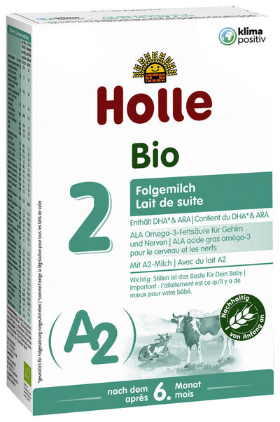 Holle A2 Cow Organic Follow-on Milk 2, 400g - firstorganicbaby