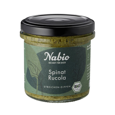 From fresh spinach, strong arugula and nutty hemp seed, we have created a delicious-mild bread spread-a trio with lots of power and a wealth of valuable vegetable proteins, vitamins and minerals. A real superfood that doesn't taste as green as it sounds!