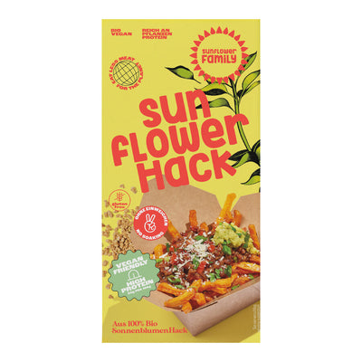 There are no limits to vegetarian imagination. Whether chopping balls, lasagna or filled peppers - everything succeeds and tastes extremely delicious with our sunflower hack made of 100% sunflower seeds.