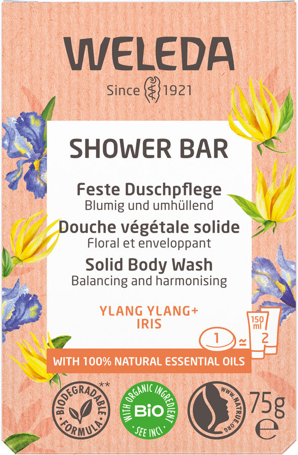 Weleda - flowery and enveloping - foams creamy -tender - cleans thoroughly and spoils the skin