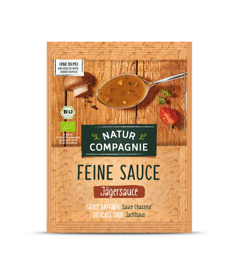 Fine hunter sauce gives 1/4 liters - without palm oil