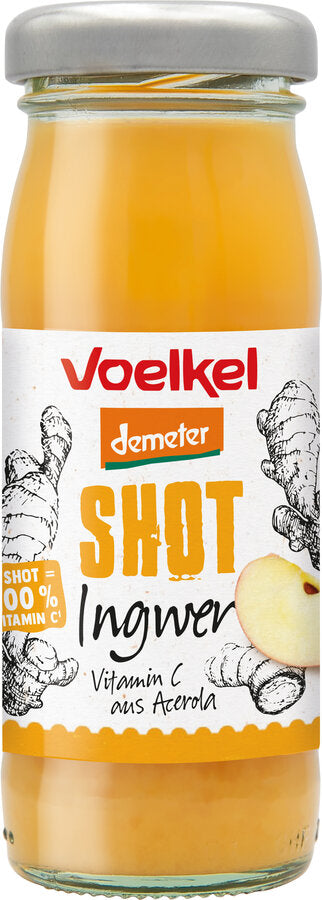 Kick with a lot of natural vitamin C from Acerola and revive with a pleasantly sharp ginger taste: the shot for your day!