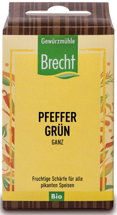 2 x Gewürzmühle Brecht Pepper green, 30g - firstorganicbaby