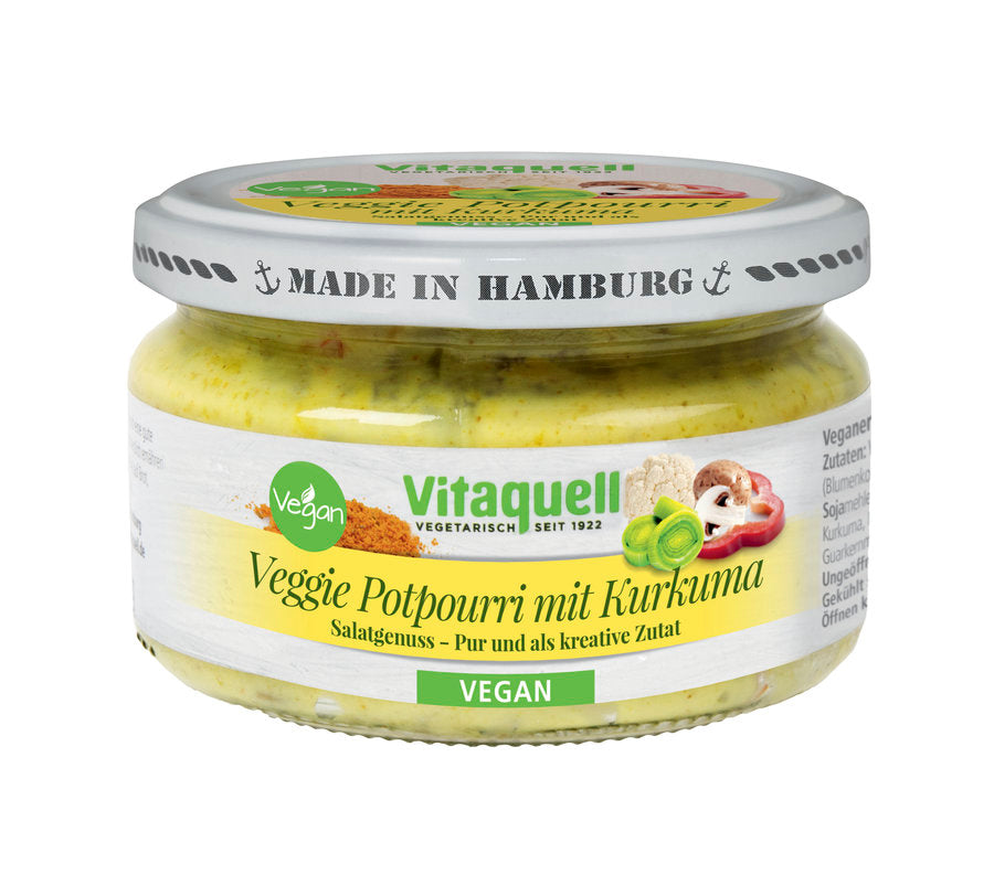 Vitaquell Veggie-Potpourri mit Kurkuma, vegan, 180 g, 180g - firstorganicbaby