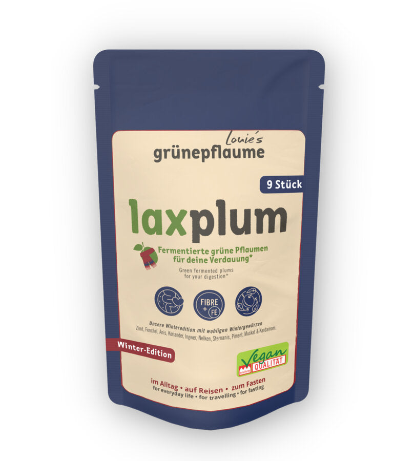 Louie's green plum laxplum winter edition (9 pieces), 135g - firstorganicbaby