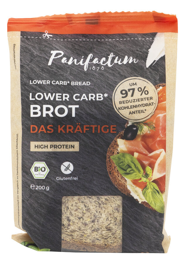 An almost carbohydrate -free bread with the extra portion of protein!