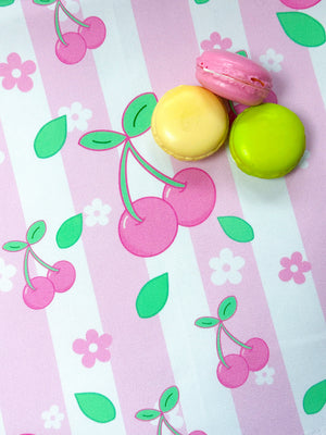 ‘Cherrylicious’ cherry tea towel | kitchen towel - firstorganicbaby