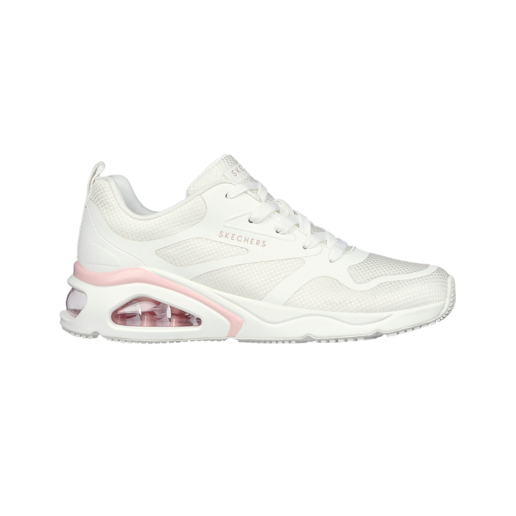 SKECHERS 177420/WHT TRES-AIR UNO - REVOLUTION-AIRY WMN'S (Medium) White Mesh Lifestyle Shoes - firstorganicbaby
