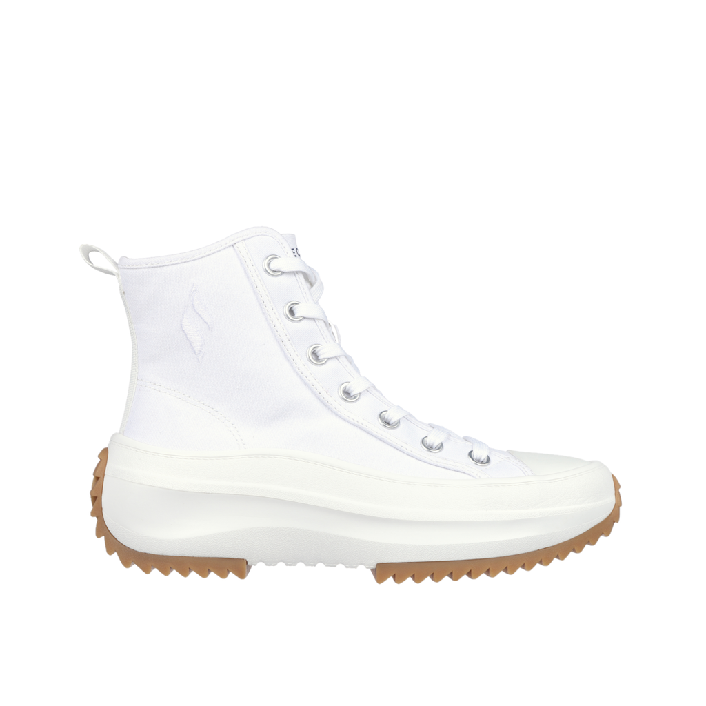 SKECHERS 177470/WHT TRAIL-BLAZE STOMPER AVENUE WMN'S (Medium) White Canvas Lifestyle Shoes