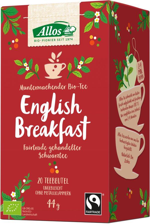 Allos English Breakfast Tee, 44g - firstorganicbaby