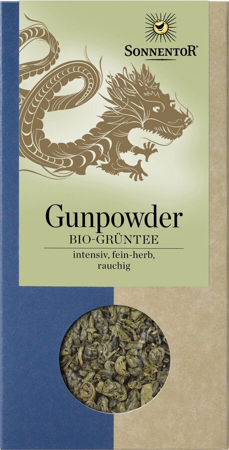 2 x Sonnentor Gunpowder Chinese green tea loose, 100g