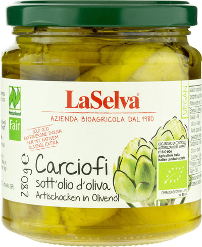 Laselva artichokes in olive oil, 280g - firstorganicbaby