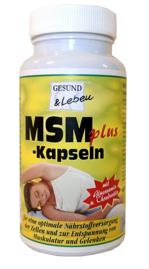 Gesund & Leben MSM Plus Kapseln zur Nahrungsergänzung, 60St - firstorganicbaby