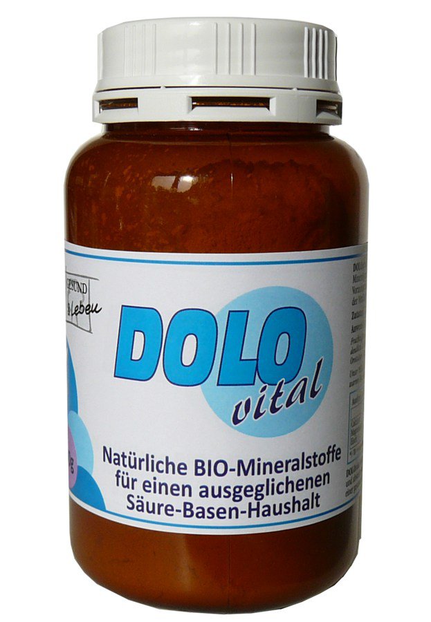 Gesund & Leben DOLO vital - Mineralstoffe Kalzium/Magnesium, 400g - firstorganicbaby