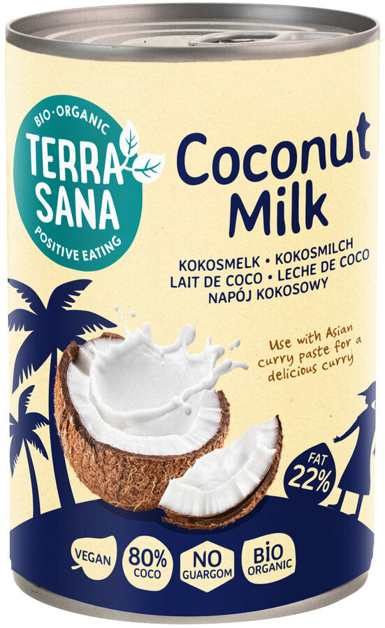 This coconut milk is simply the best. It consists of a whopping 80% coconut and it has a naturally high fat content of 22%, which contributes to its super full structure and its rich taste. Delicious in countless sweet or hearty dishes!