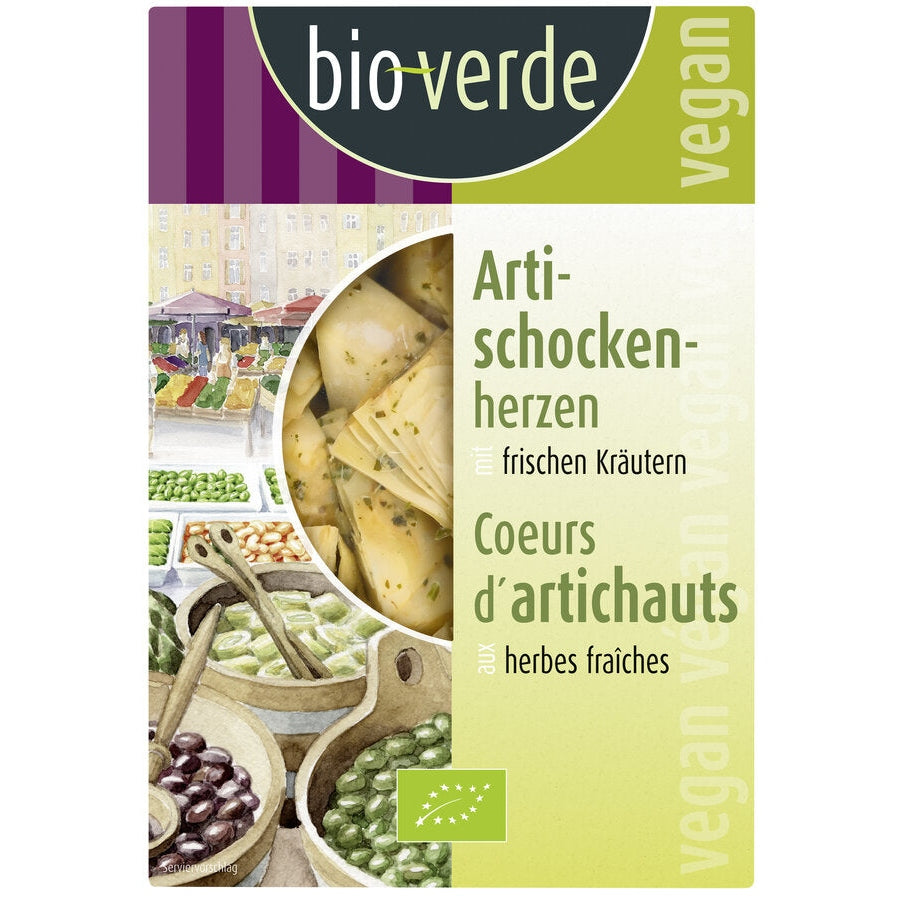 Bio-Verde artichoke hearts are not only a highlight on Mediterranean buffets, they also enhance every salad and every pasta dish and every pizza.