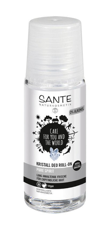 Sante Kristall Deo Roll-on Pure Spirit, 50ml - firstorganicbaby