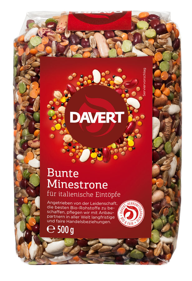 Davert Bunte Minestrone , 500g - firstorganicbaby