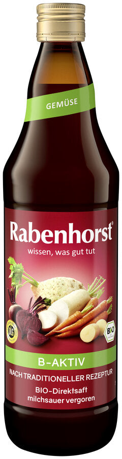 Carefully selected vegetables of the best quality is Erntesegen according to traditional recipe into a high -quality juice and gently bottled at Rabenhorst. Do something good with a glass of vegetable juice! Whether for breakfast for a good start to the day or as a valuable snack in the form of a warming soup.