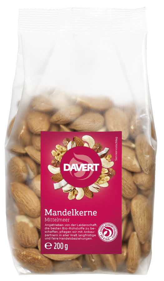 Davert Mandelkerne Mittelmeer 200g, 200g - firstorganicbaby