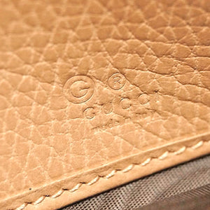 NEW Gucci Beige Interlocking G Leather Long Wallet Clutch Bag