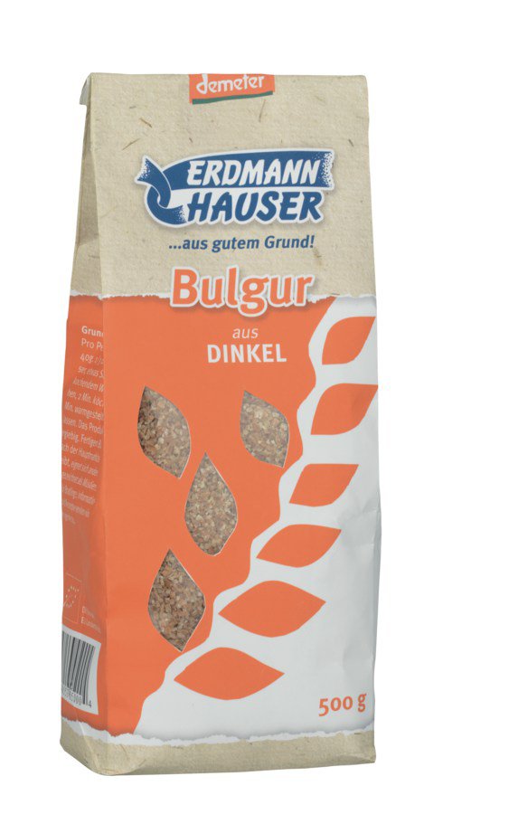 ErdmannHAUSER Getreideprodukte GmbH demeter Bulgur aus Dinkel, 500g - firstorganicbaby
