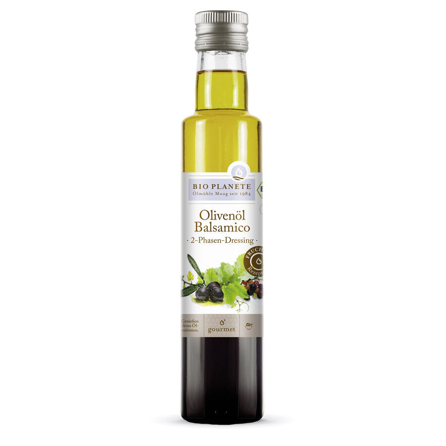 Oil and vinegar are hard to think apart as a Mediterranean doubles: Italian olive oil natively from the Dauno Gargano region connects with Aceto Balsamico di Modena.
