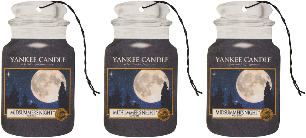 Yankee Candle Car Jar Bonus 3 Pack Midsummers Night