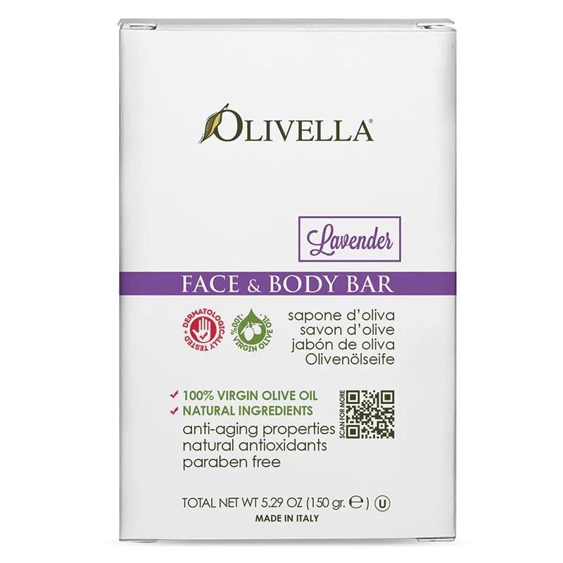 Olivella Face & Body Bar Lavender, 150g