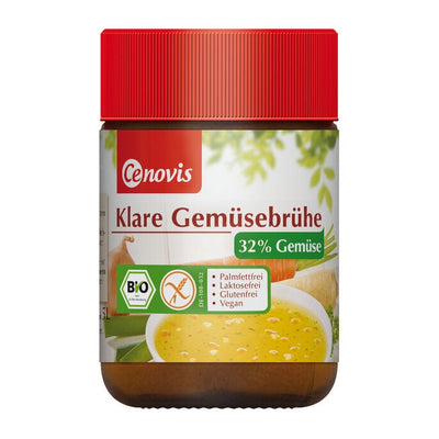 Cenovi's clear vegetable broth with 30% vegetables - ideal for seasoning and refining vegetables, stewing dishes, soups, sauces and many other dishes.