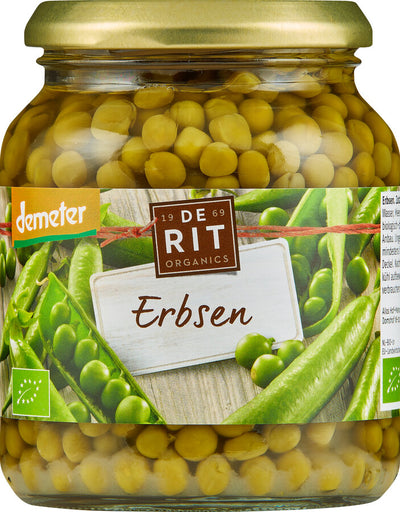 Young, delicate peas in the best of Demeter quality. Freshly Erntesegen, gently and in value -preserved and tasted finely. So that the full taste is preserved as best as possible: simply heat without cooking.