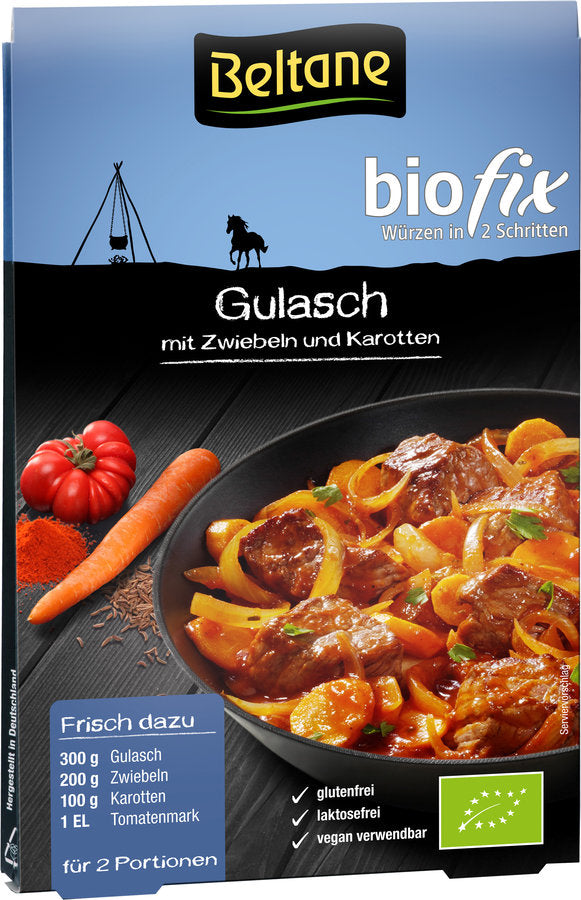 Beltane Beltane Biofix Gulasch, vegan, glutenfrei, lactosefrei, 17,4g - firstorganicbaby