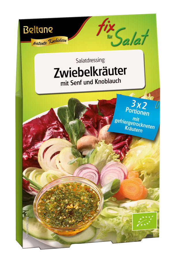 Beltane Beltane Fix Für Salat Zwiebelkräuter mit Senf & Knoblauch, 3x10g - firstorganicbaby