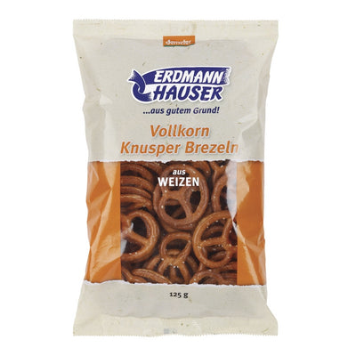 12 x ErdmannHAUSER demeter wheat crispy pretzels, 125g - firstorganicbaby