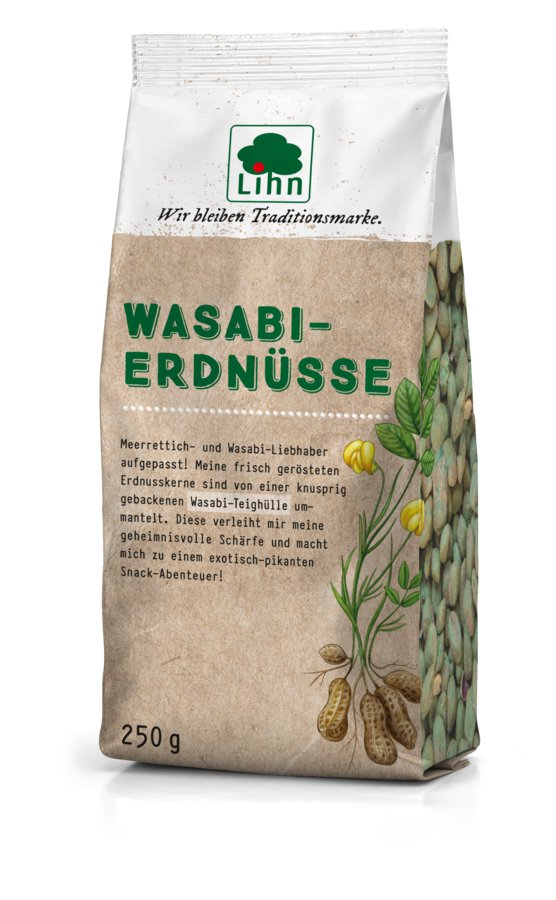 Lihn Wasabi-Erdnusskerne, 250g - firstorganicbaby
