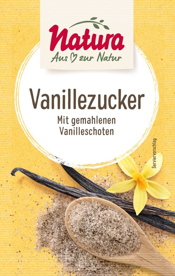 2 x Natura reform vanilla sugar 5-pack, 40g - firstorganicbaby