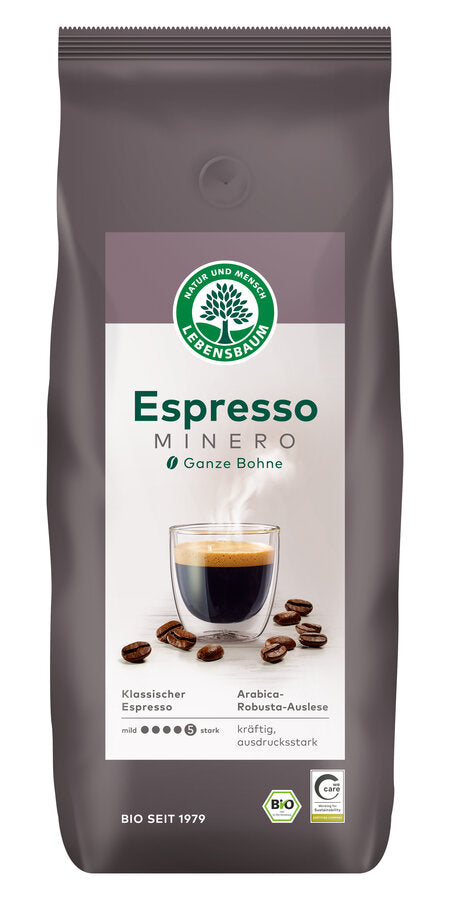 Strongly roasted espresso - substantially intensive
