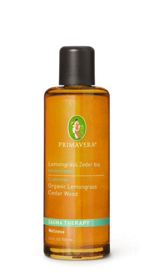 PRIMAVERA Aroma Sauna Lemongrass Zeder bio, 100ml - firstorganicbaby