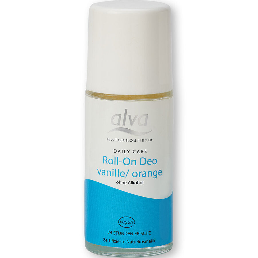 Alva Roll on deodorant vanilla/orange, 50ml - firstorganicbaby