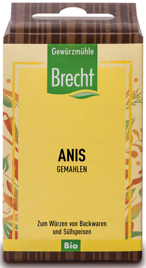 2 x Gewürzmühle Brecht Anis ground, 35g
