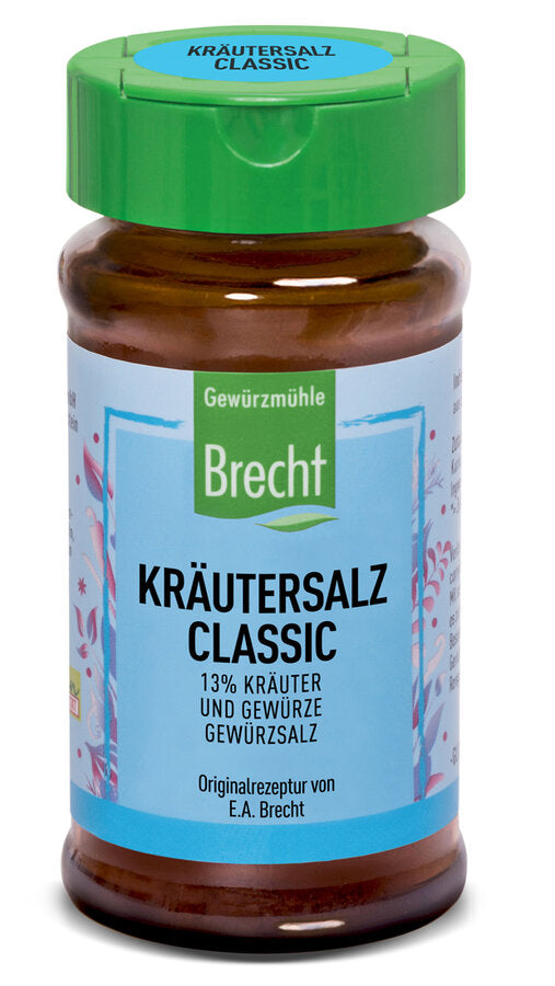 2 x Gewürzmühle Brecht herbal salt ´Classic´, 80g