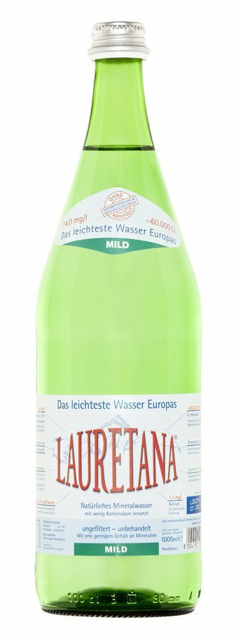 6 x Lauretana Lauretana - The lightest water in Europe's mild, 1000ml - firstorganicbaby