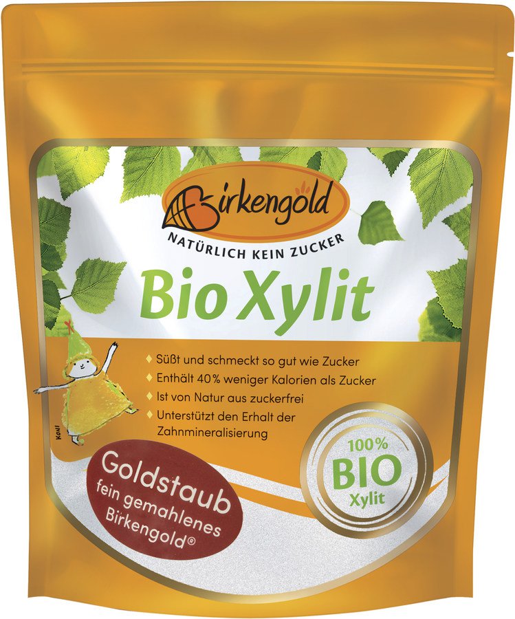 Birkengold Bio Xylit Goldstaub, 350g - firstorganicbaby