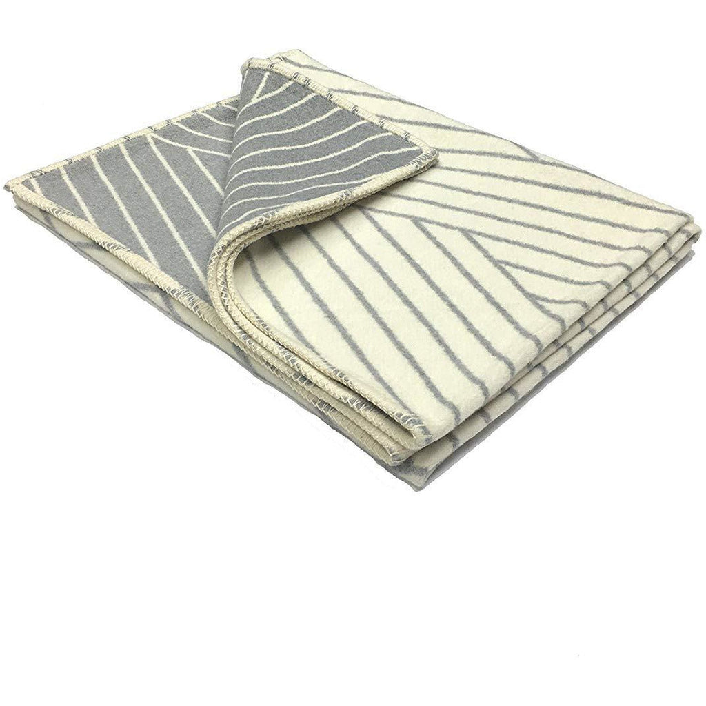 Atlanta blanket Grey Coastal Plains Cotton Single Size Bed Blanket( Throw) - firstorganicbaby