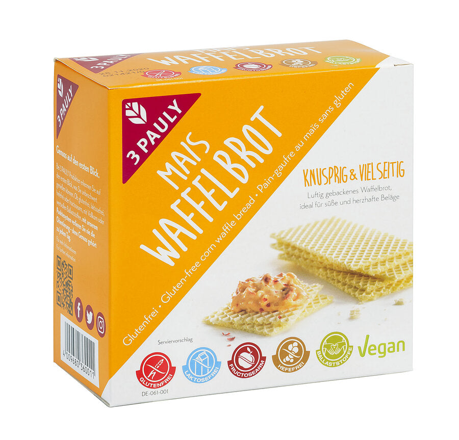 The gluten -free waffle bread of 3 Pauly is a real multi -talent. It is not only gluten-free, lactose-free and low-fructose, but also offers an excellent addition to the menu- especially for yeast allergy sufferers.