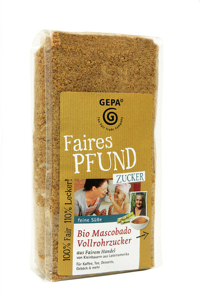 GEPA - The Fair Trade Company Faires Pfund Zucker, 500g - firstorganicbaby