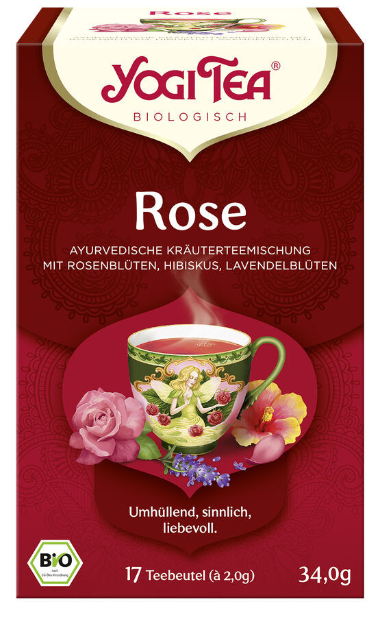 3 x Yogi Tea® GmbH Rose Bio, 17x2.0g - firstorganicbaby